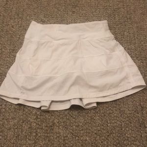 White lululemon skirt